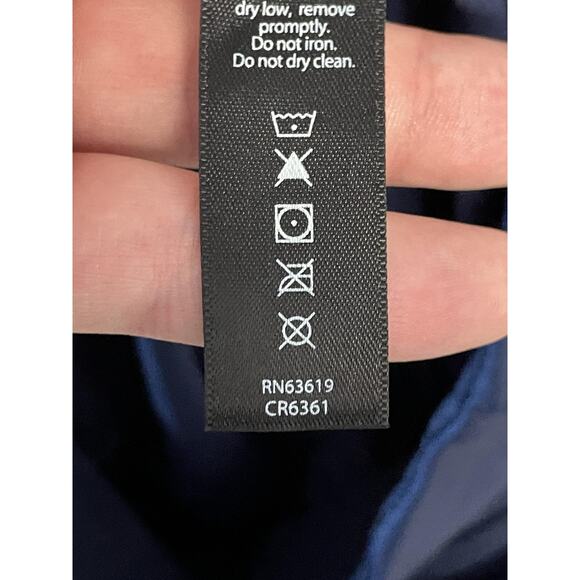 RBX Leggings Womens Small Blue Teal Capri Cropped Reflective Athletic Activewear - Picture 7 of 7